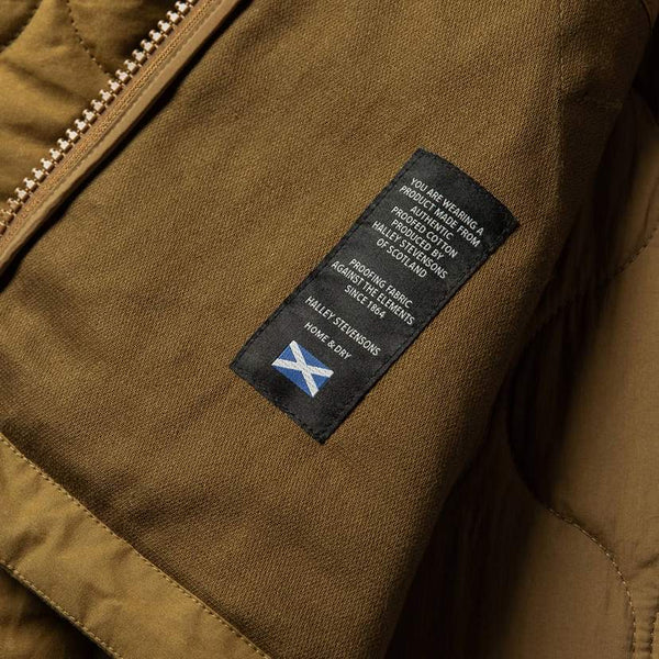 The Vertical Jacket in British Khaki Dry Wax