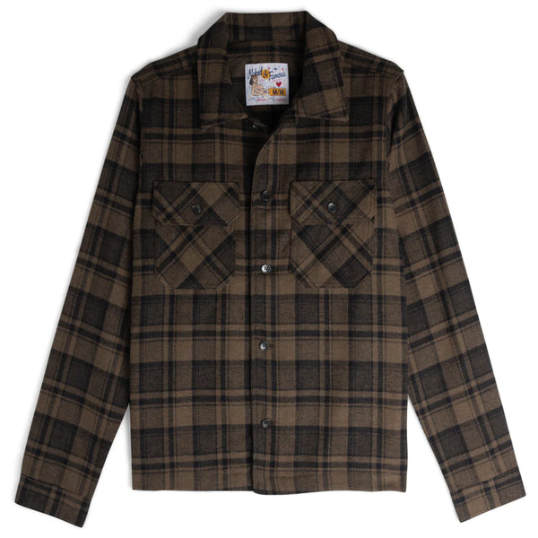 Work Shirt - Heavy Vintage Flannel - Earth